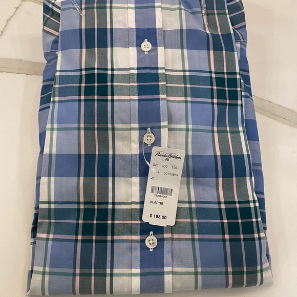 Brooks Brothers Long Sleeve Button Down Collar Shirt, XL (NWT) - Picture 4 of 4